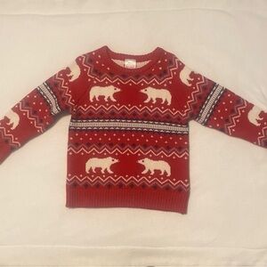 Hanna Anderson boys winter sweater size 4